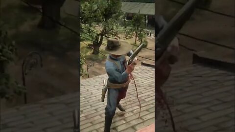 Red dead redemption 2 Ragdoll physics.