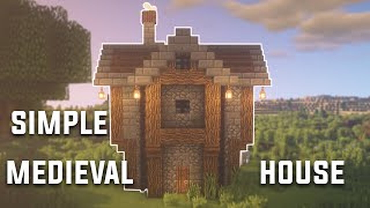 How to build a medieval house in Minecraft - (SIMPLE)