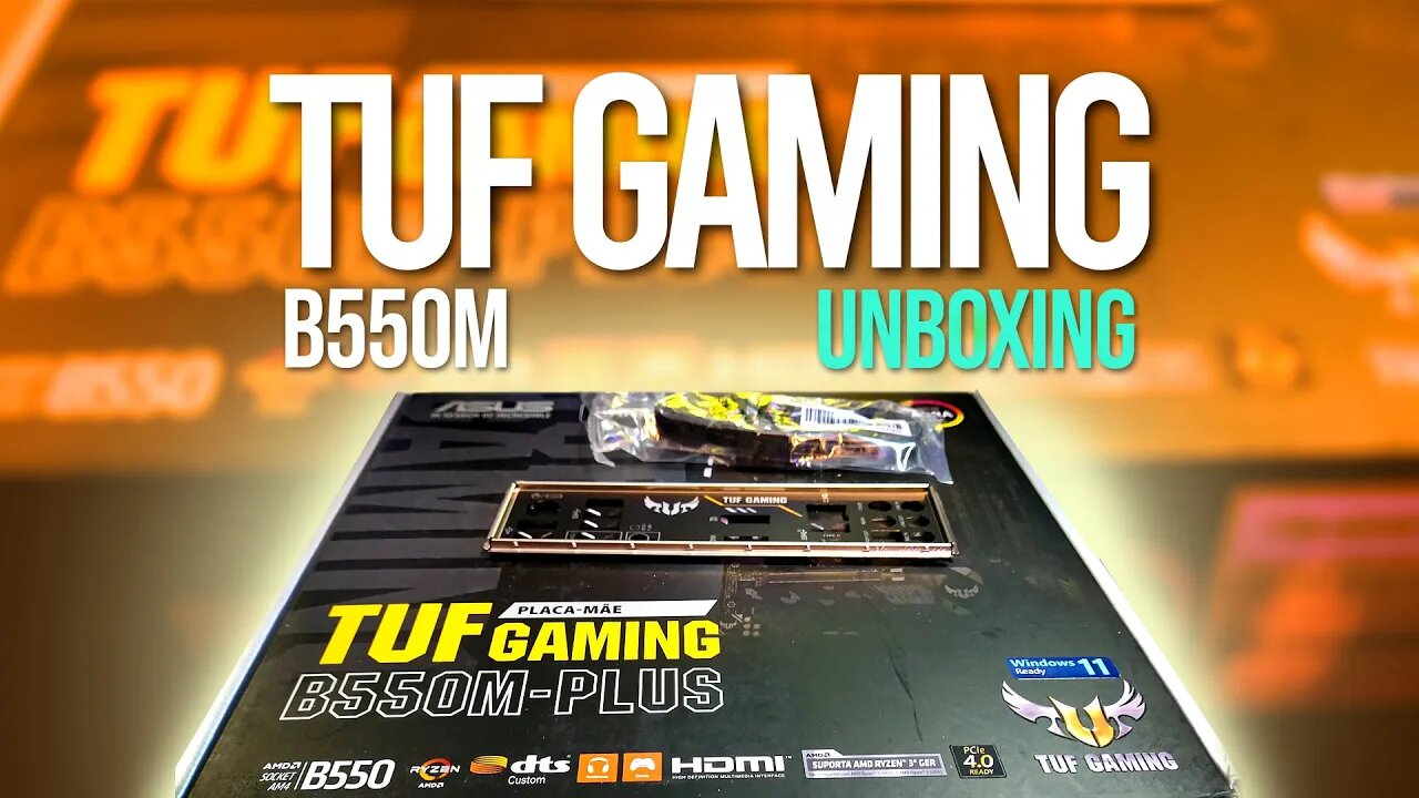 Unboxing Asus TUF Gaming B550m PLUS