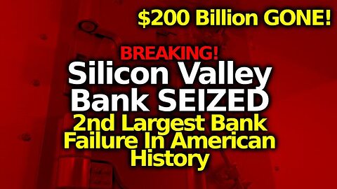 2nd Largest US Bank Failure Ever: $200 Billion In Deposits STOLEN From Customers! Who's Next?!