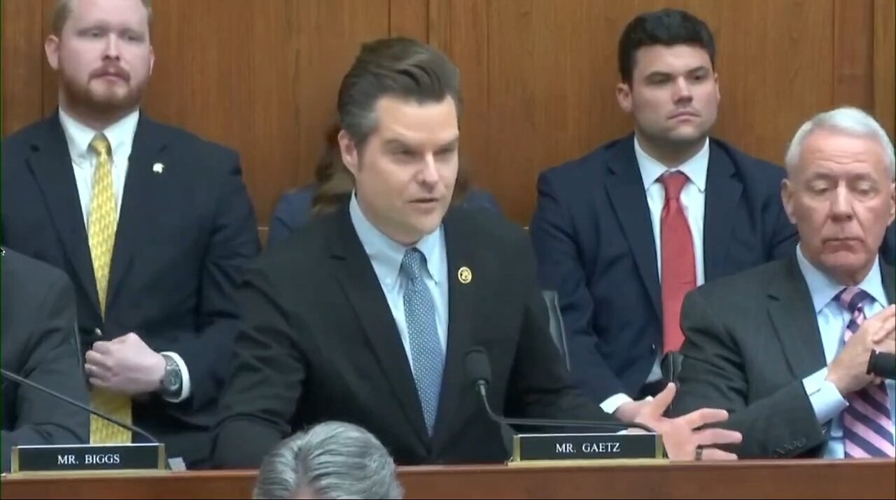 Rep Matt Gaetz DISMANTLES Biden's Lies About Classified Documents; Rips Double Standard