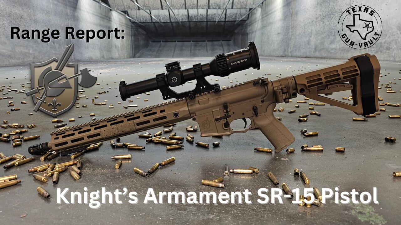 Range Report: Knight's Armament SR-15 Pistol (14.5 inch barrel)