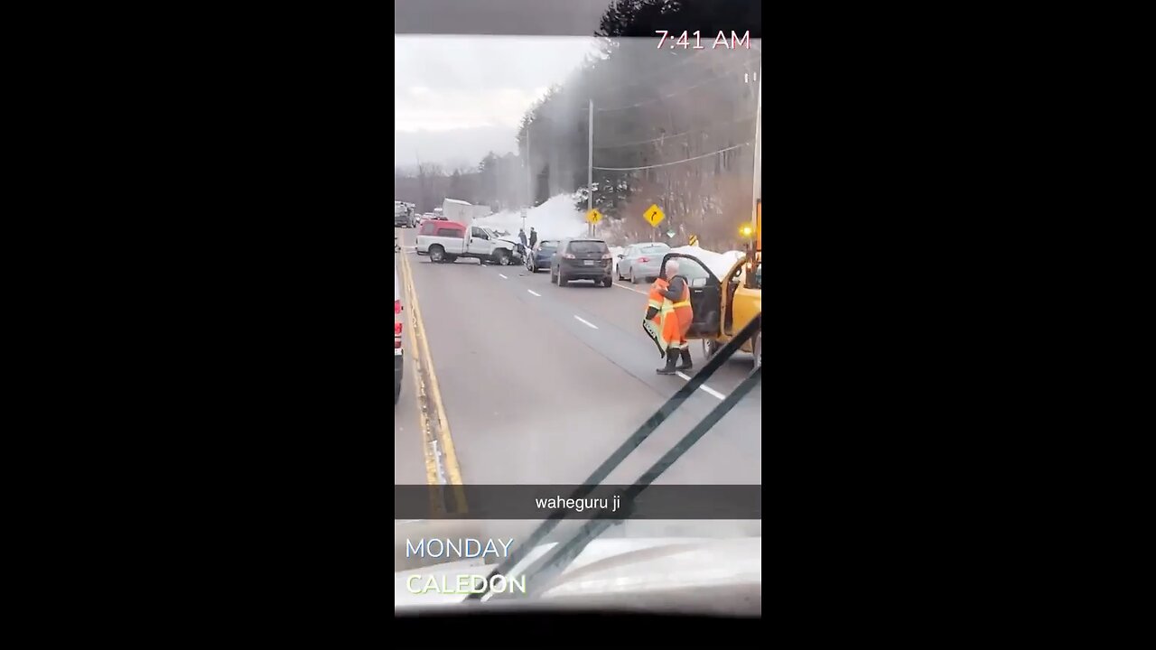 Hwy 9 Accident In Caledon