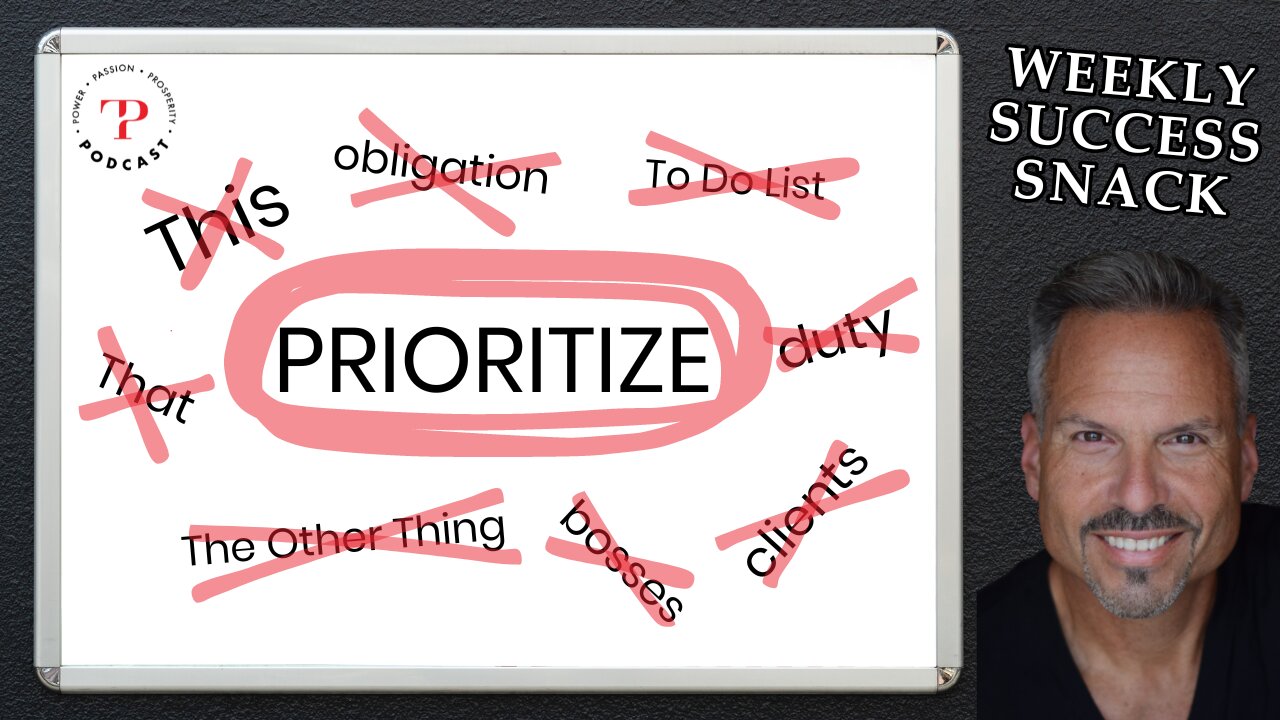 Prioritize More (Weekly Success Snack)