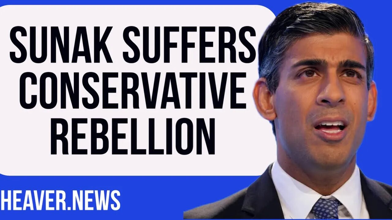 Conservative MPs Deliver Major BLOW To Rishi Sunak