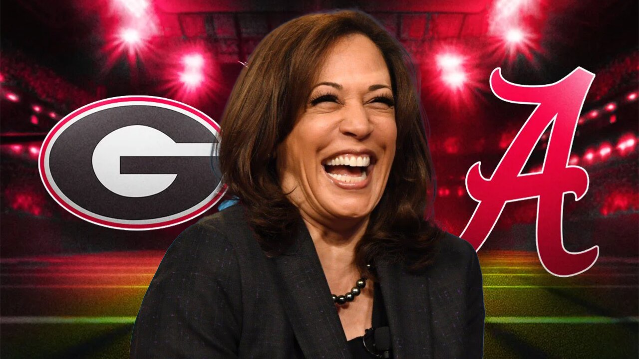 Kamala Harris plans INSANE STUNT that will BACKFIRE at Georgia vs Alabama football game!