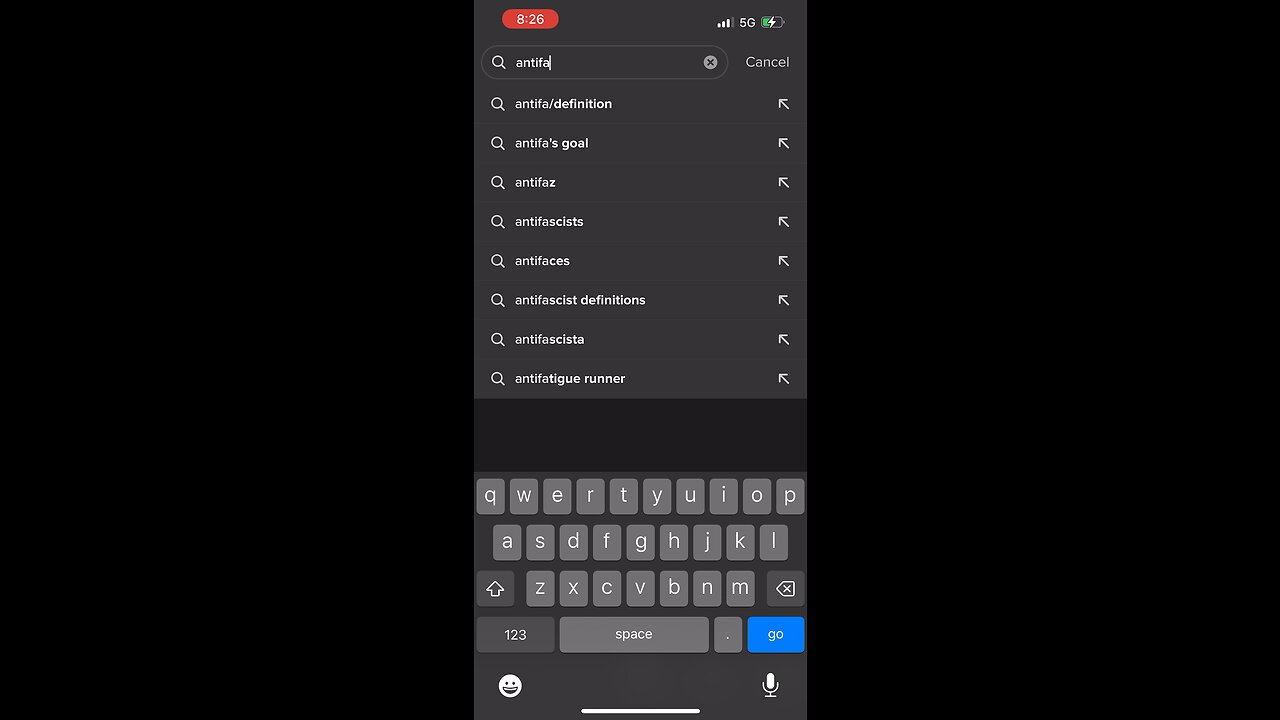 Why does Antifa.com take you to whitehouse.gov?