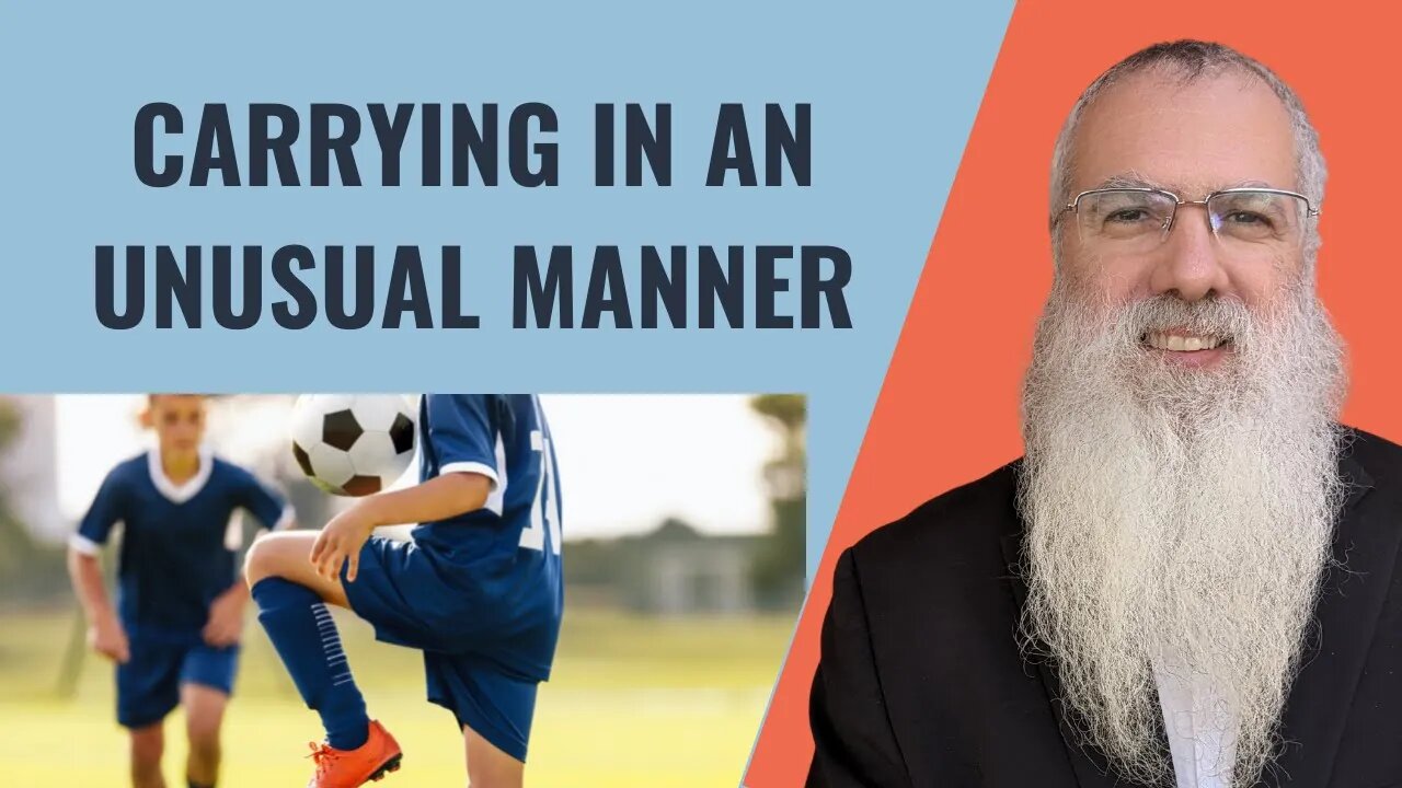 Mishna Shabbat Chapter 10 Mishnah 3 Carrying in an unusual manner