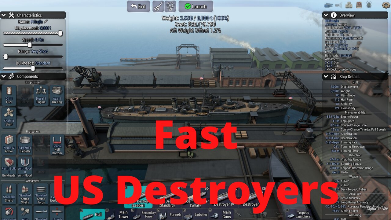 Fast US Destroyers