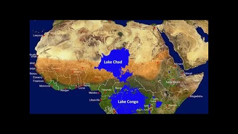 Mega Chad Sahara Sea and Libya Rainforest