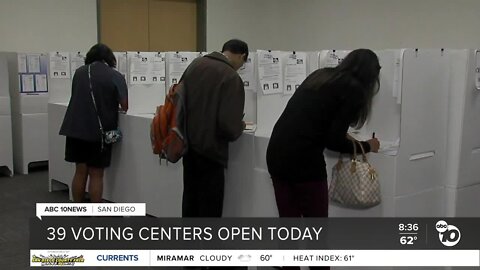 Early voting begins in San Diego County