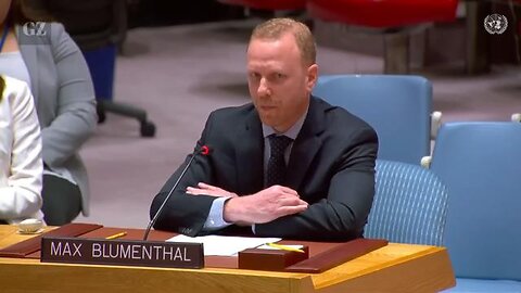 Max Blumenthal Addresses UN Security Council on Ukraine Aid