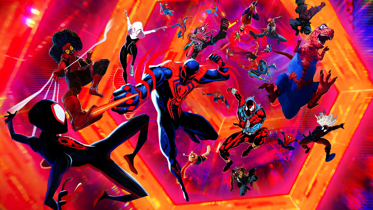 SPIDERMAN ACROSS THE SPIDER VERSE (2023) DETRAS DE CAMARAS