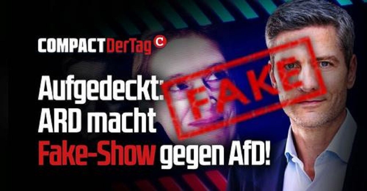 Aufgedeckt: ARD macht Fake-Show gegen AfD!💥