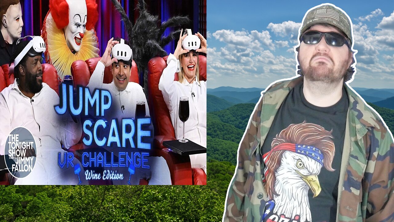 Jump Scare VR Challenge With Cameron Diaz: Wine Edition - The Tonight Show Starring Jimmy Fallon - Reaction! (BBT)