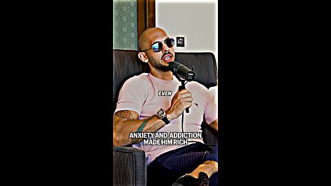 ANDREW TATE OPENS UP ABOUT HIS ADDICTION AND ANXIETY