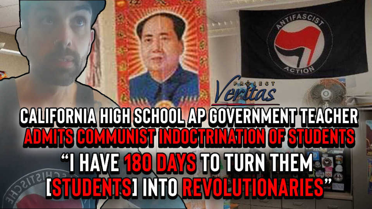 Pro-Antifa High School Teacher in California Admits Communist Indoctrination of Students