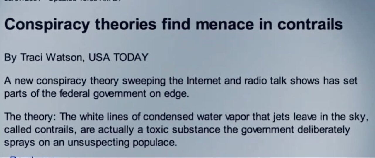 Documentary Exposes How Secret Weather Control Projects Are Killing Everything