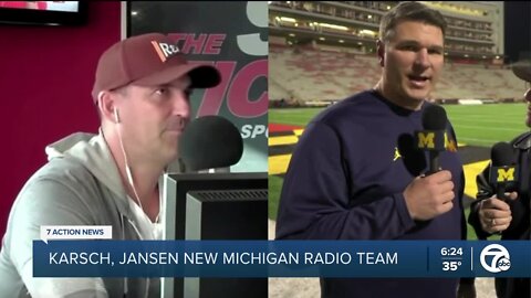 Michigan football’s new broadcast booth: Doug Karsch and Jon Jansen