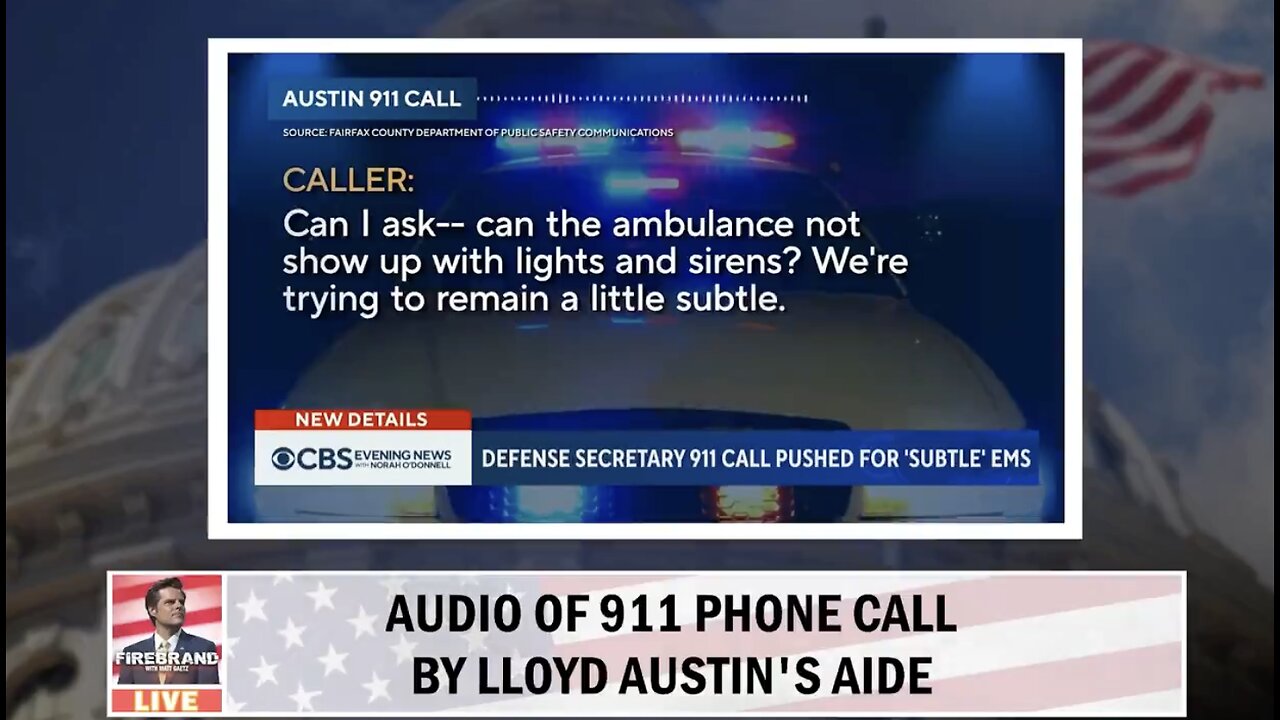 911 Call EXPOSES Defense Secretary's Coverup!