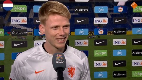 Debutant Jerdy Schouten geniet: 'Hier droom je van als kind, dit is geweldig natuurlijk'.