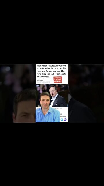 Elon Musk almost entrusted his life savings to a former pro gambler!!