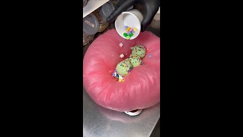Ice Cream Cotton Candy Burrito