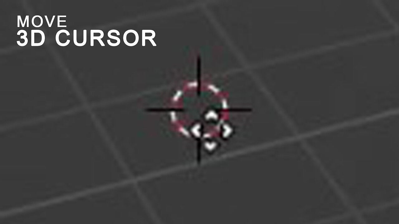 15. HOW TO MOVE 3D CURSOR