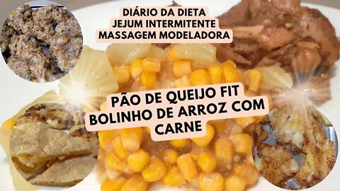 DIÁRIO DA DIETA #18-ALIMENTAÇÃO SAUDÁVEL-JEJUM 16H-RECEITAS FIT-ME PERMITI ONTEM A NOITE