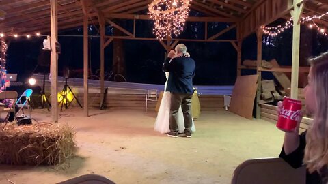 Father Daughter dance. Allyson with Bobby