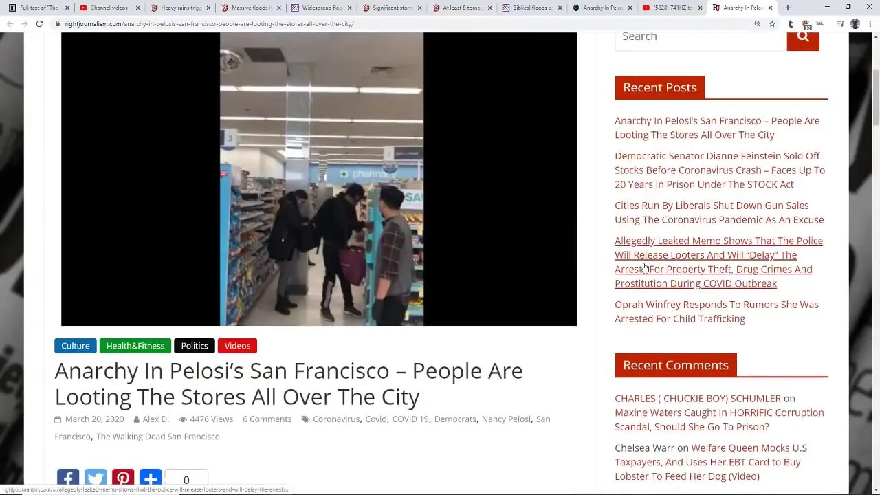 Looting In San Francisco-What's It Going To Look Like In Two Weeks?