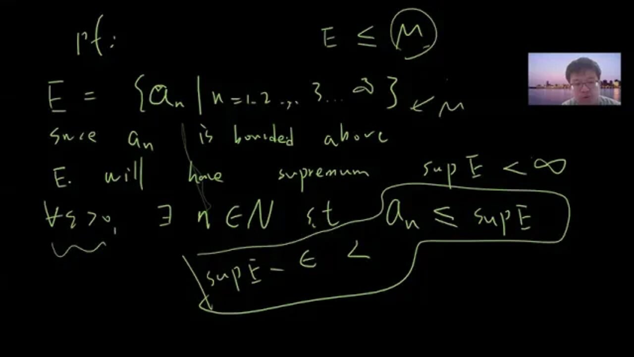 Series monotone convergence and upper limit, lower limit