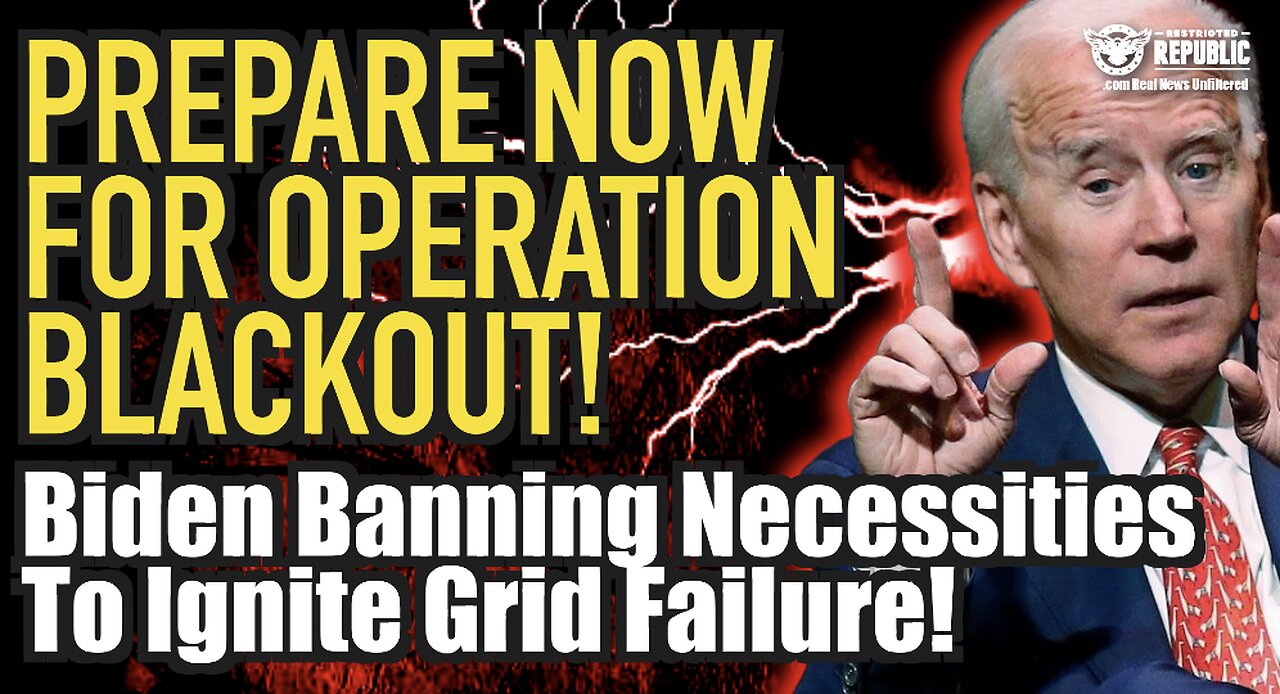 Prepare For Operation Blackout! False Flag Attack Coming Unleashing Mass Grid Failure!