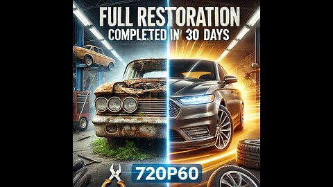 Fully Restoration CAR Abandoned 30 Years Old Full Restore Completed in 30 Days720p60