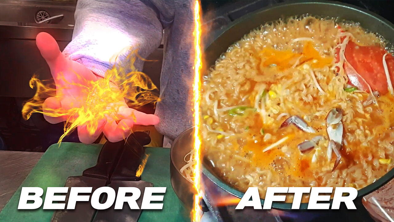 magic food show(korea ramen)