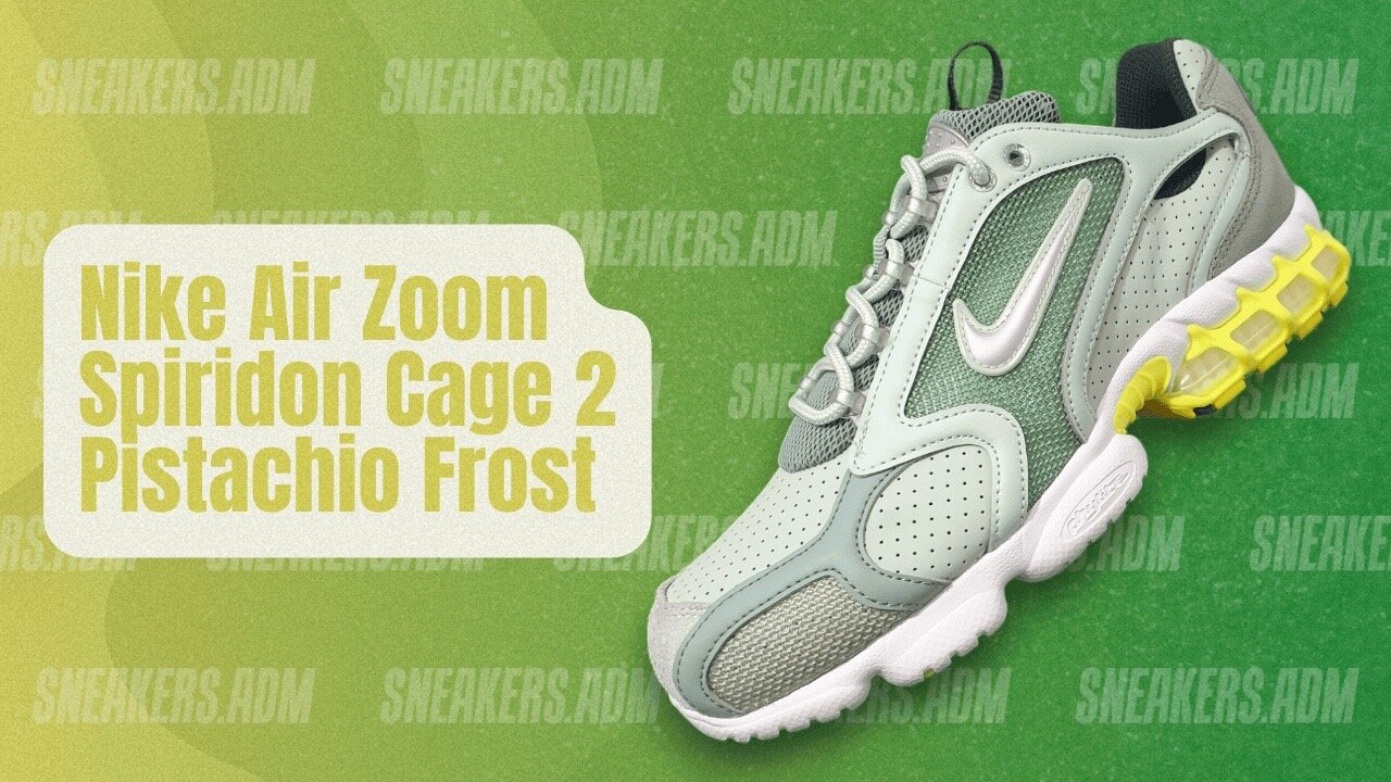 Nike Air Zoom Spiridon Cage 2 Pistachio Frost - CW5376-301 - @SneakersADM