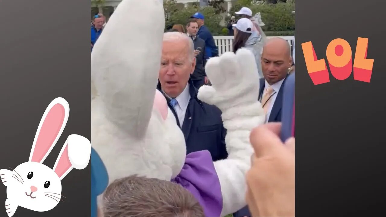 Bunny Rips Biden From Crowd