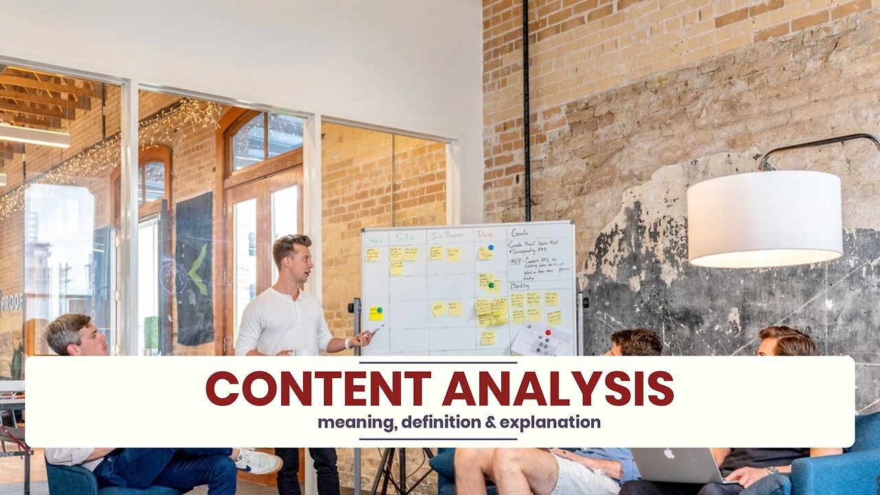 What is CONTENT ANALYIS?