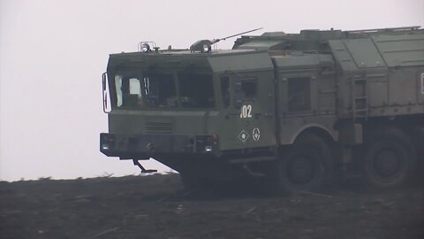 Footage of Iskander operational-tactical missile systems during the special military operation