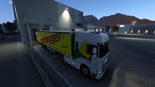 Eurotrucksimulator 2. Mit dem LKW durch Europa Auf der Pro Mod mit guter Musik.