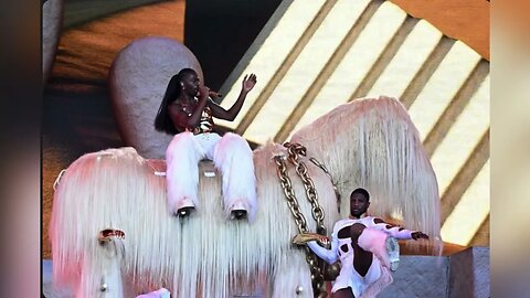 All the symbols were there. Lil Nas X at Glastonbury concert! Him and many others! ✝️🙏🏾😢