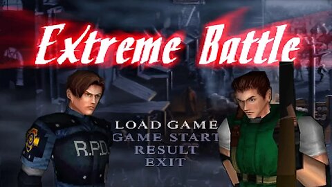 Playing Resident Evil 2 Extreme Battle