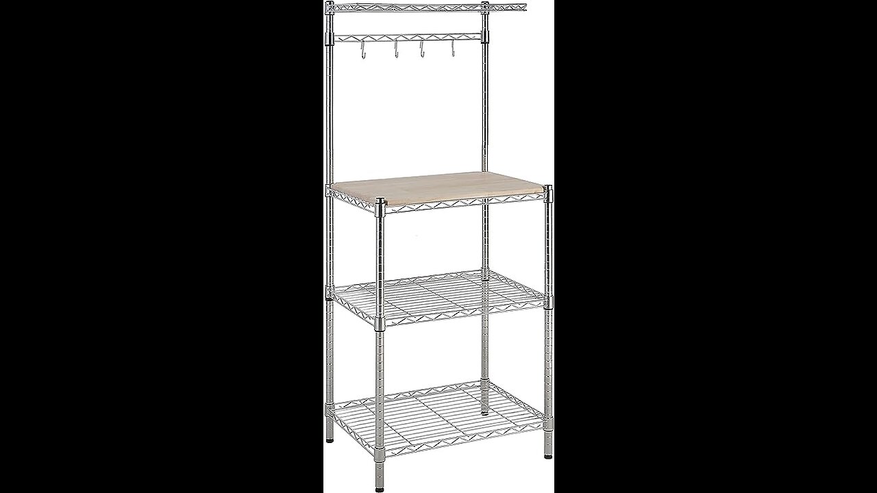 Kitchen Storage Baker's Rack with Removable Top