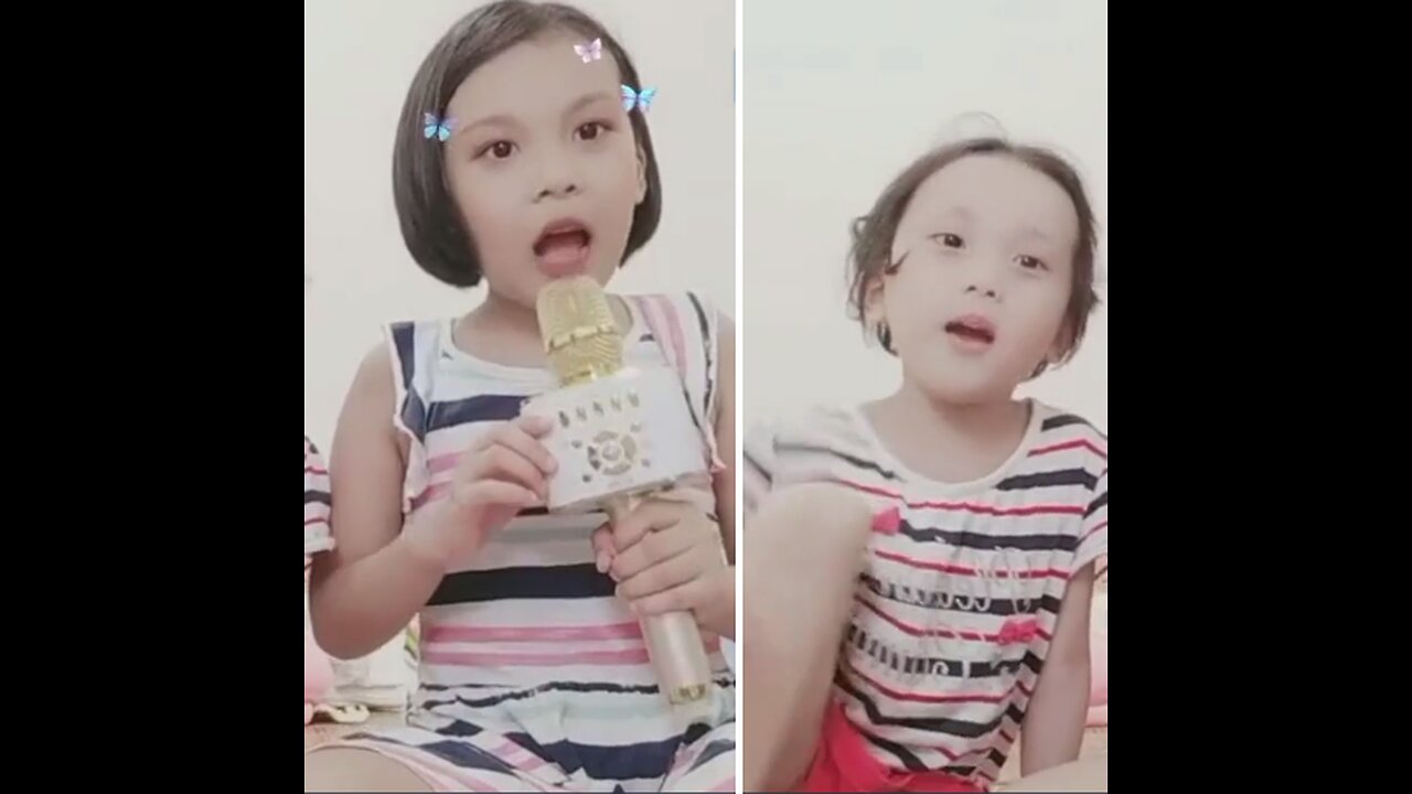 A popular song from the mouth of a child