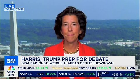 Gina Raimondo Defends Harris Not Answering Any Questions: ‘She Has a Punishing Schedule’