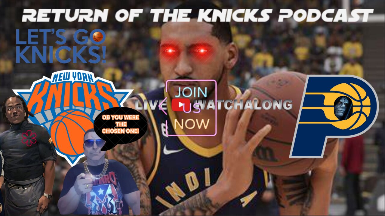 KNICKS VS INDIANA PACERS LIVE REACTION PLAY BY PLAY INTERACTED CHAT WATCH ALONG (NO FOOTAGE SHOWN)