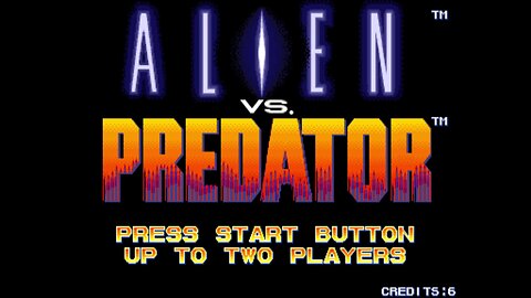 Alien vs Predator, Arcade Game, Capcom 1994, playthrough