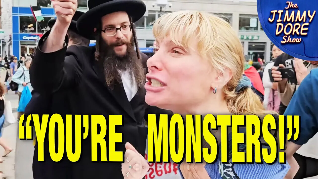 European Woman Of The Jewish Faith FREAKS OUT At Orthodox Jews