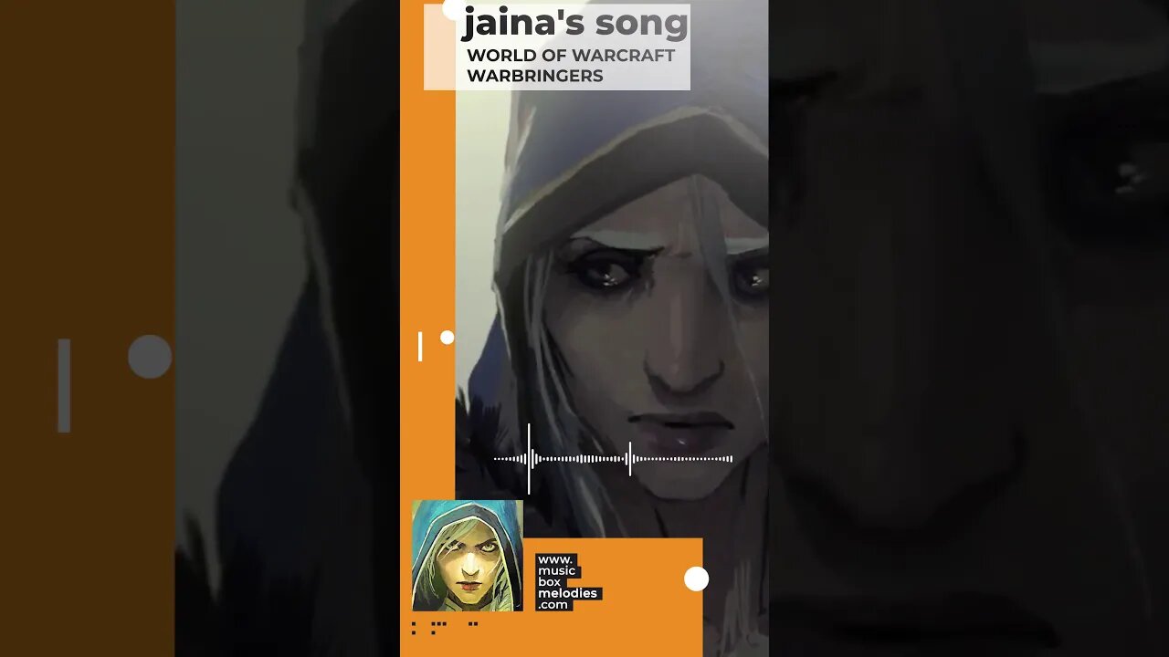 [Music box melodies] - Jaina's Song by World of Warcraft (Warbringers) #Shorts