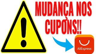 URGENTE! O ALIEXPRESS MUDOU A FORMA QUE FUNCIONA OS CUPONS DE DESCONTO!!